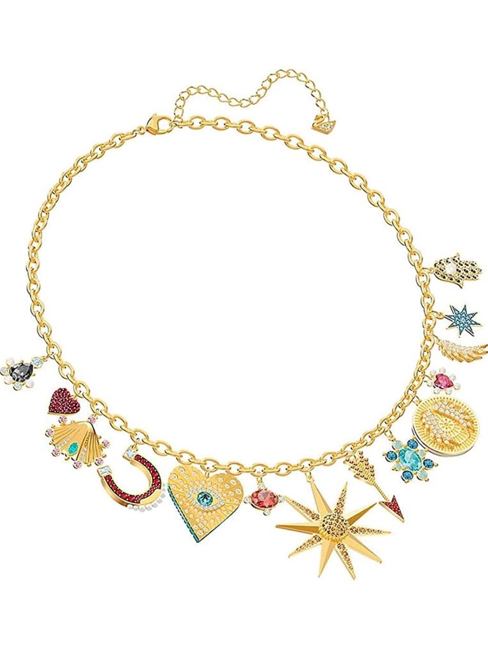 Swarovski Lucky Goddess Charm Necklace